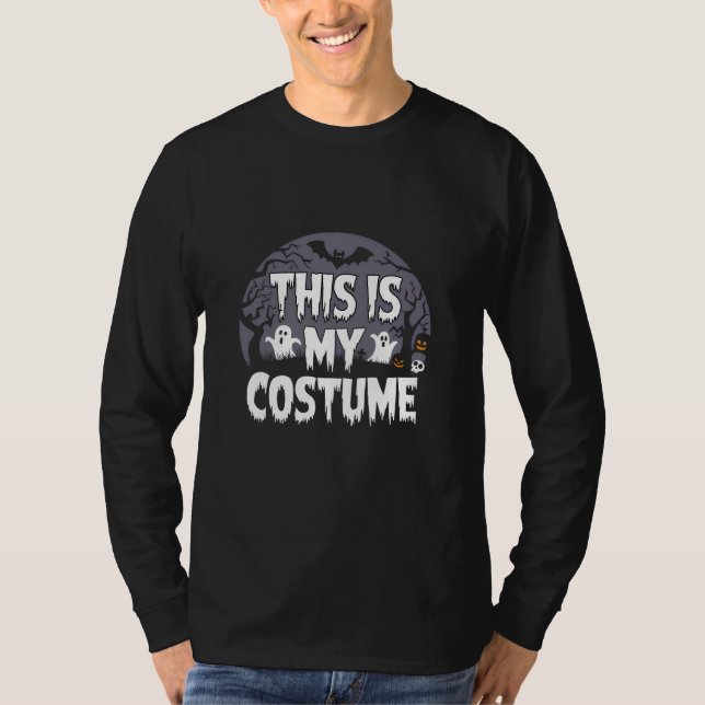 Camiseta Este es mi disfraz Halloween (Anverso)
