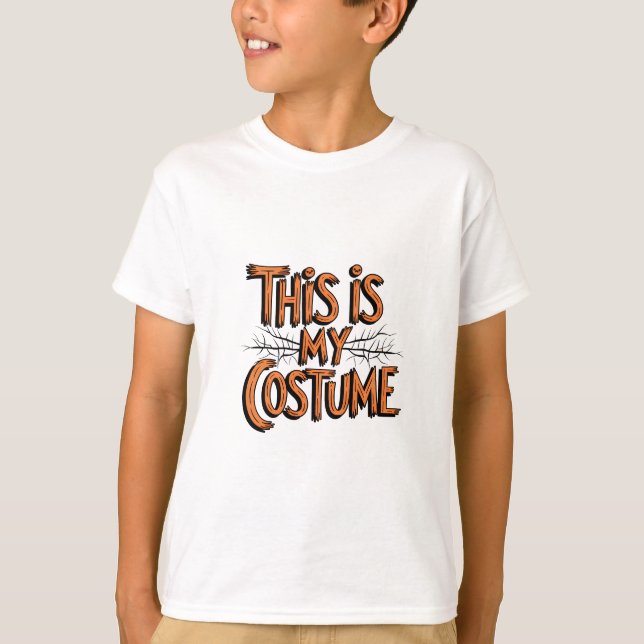 Camiseta Este es mi disfraz Halloween (Anverso)