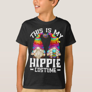 Camiseta Este es mi disfraz hippie disfrazado divertido Gno