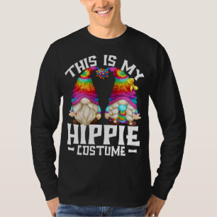 Camiseta Este es mi disfraz hippie disfrazado divertido Gno