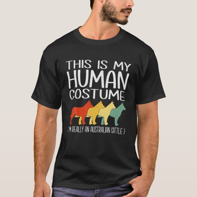 Camiseta Este es mi disfraz humano australiano para el gana (Anverso)