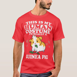 Camiseta Este es mi disfraz humano, de verdad soy un cerdo 