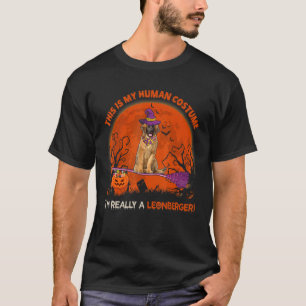 Camiseta Este es mi disfraz humano, en realidad soy Leonber