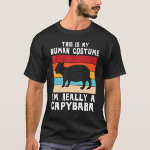 Camiseta Este es mi disfraz humano, en realidad soy un capi