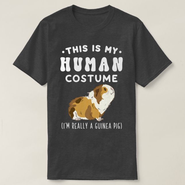Camiseta Este es mi disfraz humano, en realidad soy un cerd (Diseño del anverso)