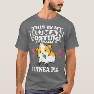 Camiseta Este es mi disfraz humano, en realidad soy un cerd