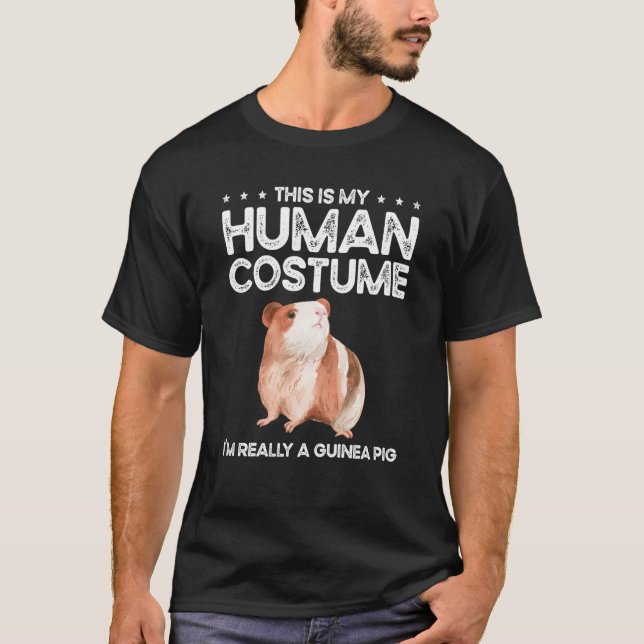Camiseta Este es mi disfraz humano, en realidad soy un cerd (Anverso)