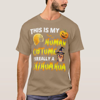 Camiseta Este es mi disfraz humano, en realidad soy un Chih