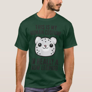 Camiseta Este es mi disfraz humano, en realidad soy un leop