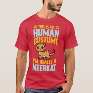 Camiseta Este es mi disfraz humano, en realidad soy un Meer