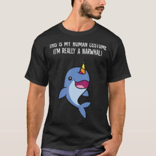 Camiseta Este es mi disfraz humano, en realidad soy un narw