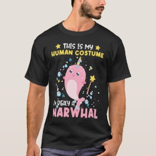 Camiseta Este es mi disfraz humano, en realidad soy un narw