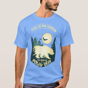 Camiseta Este es mi disfraz humano, en realidad soy un oso