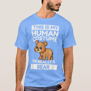 Camiseta Este es mi disfraz humano, en realidad soy un oso