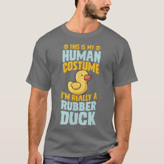 Camiseta Este es mi disfraz humano, en realidad soy un pato