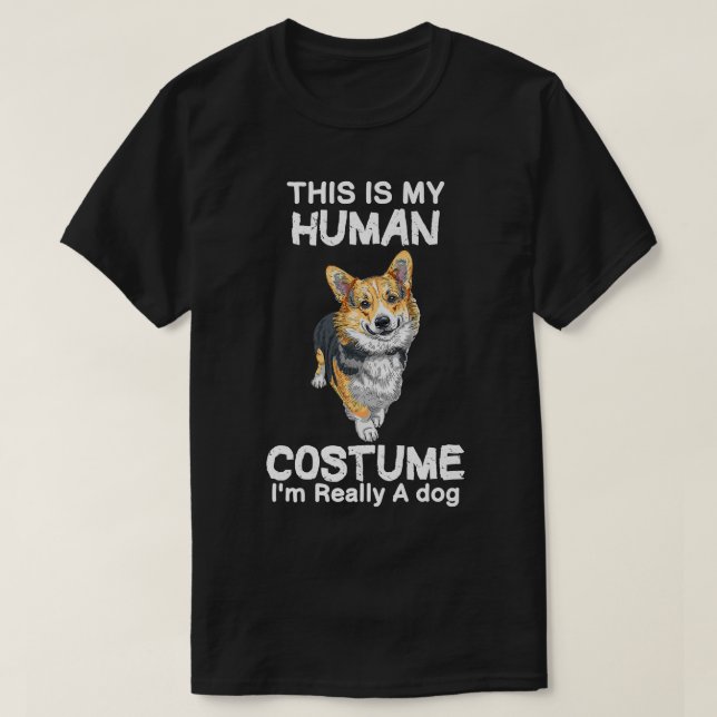 Camiseta Este es mi disfraz humano, en realidad soy un perr (Diseño del anverso)