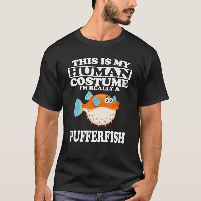 Camiseta Este es mi disfraz humano, en realidad soy un pez  (Anverso)