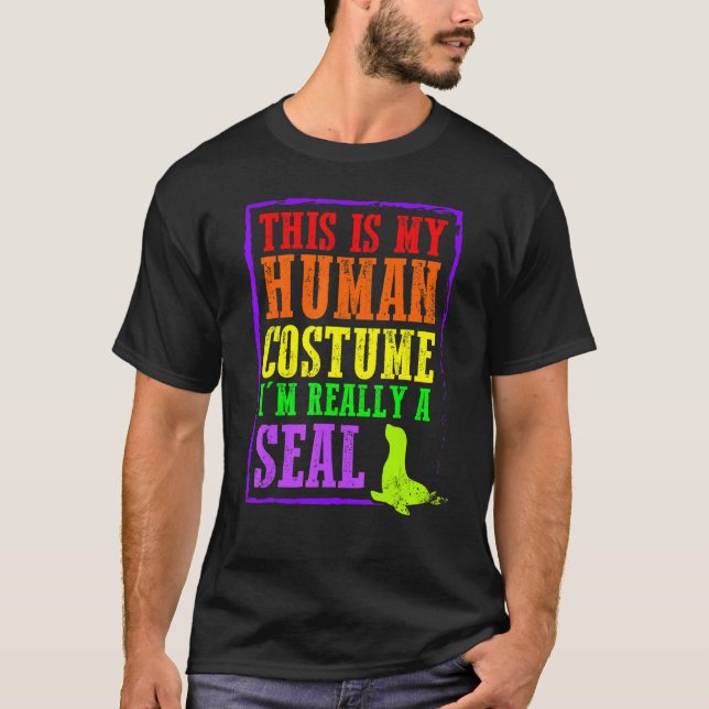 Camiseta Este es mi disfraz humano, en realidad soy una Hal (Anverso)