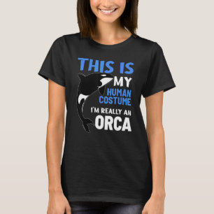 Camiseta Este es mi disfraz humano, en realidad soy una orc