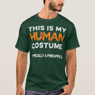 Camiseta Este es mi disfraz humano, en realidad soy una piñ