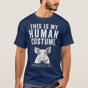 Camiseta Este es mi disfraz humano, en realidad soy una pri