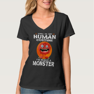 Camiseta Este es mi disfraz humano, en realidad soy una sal