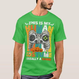 Camiseta Este es mi disfraz humano Gaming Controllers