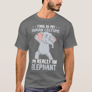 Camiseta Este Es Mi Disfraz Humano IM Realmente Un Elefante