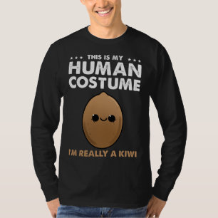Camiseta Este Es Mi Disfraz Humano Kiwi Fruit Halloween