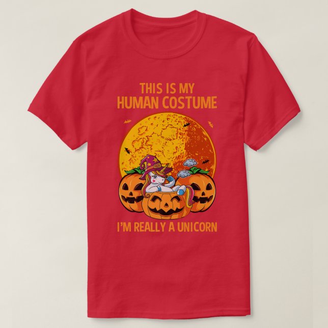Camiseta Este es mi disfraz humano para el que realmente so (Diseño del anverso)