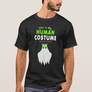 Camiseta Este es mi disfraz humano para el que soy un extra