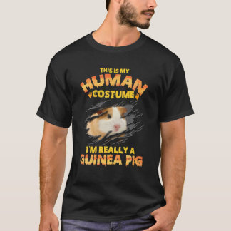 Camiseta Este Es Mi Disfraz Humano, Realmente Soy Un Cerdo