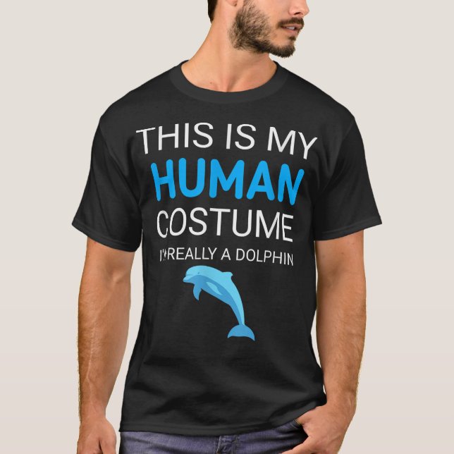 Camiseta Este es mi disfraz humano. Realmente soy un funn d (Anverso)