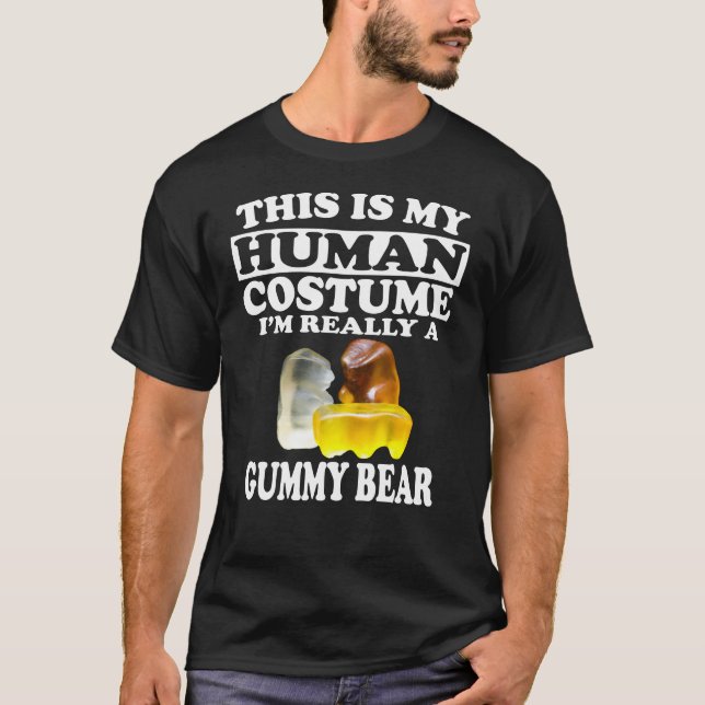 Camiseta Este es mi disfraz humano, realmente soy un oso ag (Anverso)