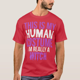 Camiseta Este Es Mi Disfraz Humano Realmente Un Hal Gracios