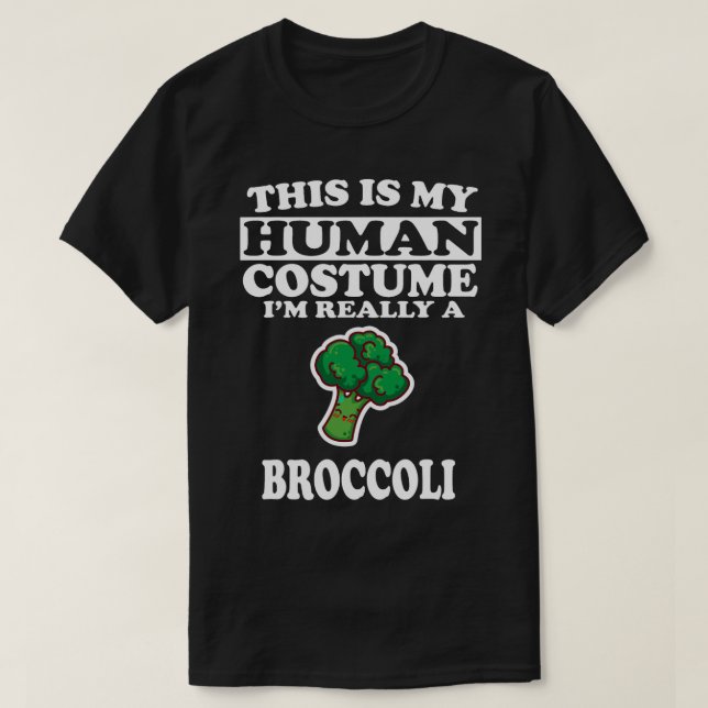 Camiseta Este Es Mi Disfraz Humano. Soy En Realidad Un Broc (Diseño del anverso)