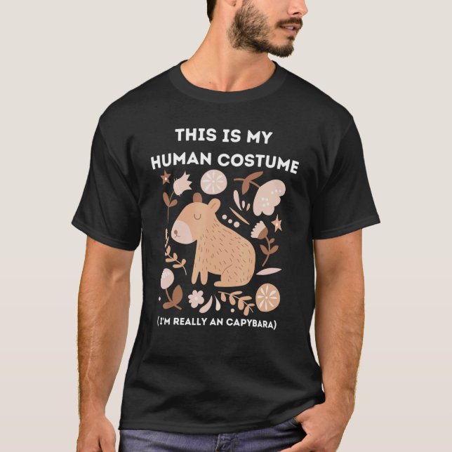 Camiseta Este Es Mi Disfraz Humano. Soy En Realidad Un Capi (Anverso)