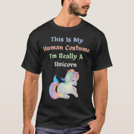 Camiseta Este Es Mi Disfraz Humano. Soy En Realidad Un Unic