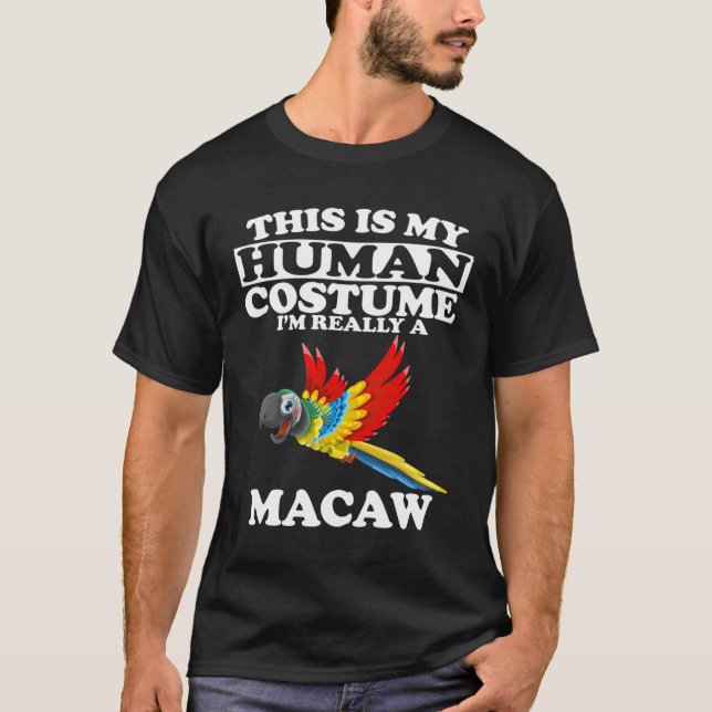 Camiseta Este Es Mi Disfraz Humano. Soy Realmente Un Animal (Anverso)