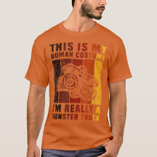 Camiseta Este Es Mi Disfraz Humano. Soy Realmente Un Camión