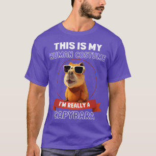 Camiseta Este es mi disfraz humano, soy realmente un capiba