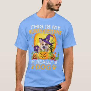 Camiseta Este Es Mi Disfraz Humano. Soy Realmente Un Corgi 