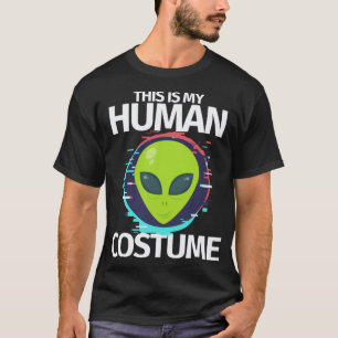 Camiseta Este Es Mi Disfraz Humano. Soy Realmente Un Extran