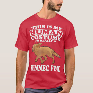 Camiseta Este es mi disfraz humano. Soy realmente un Fennec