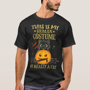 Camiseta Este es mi disfraz humano, soy realmente un gato g
