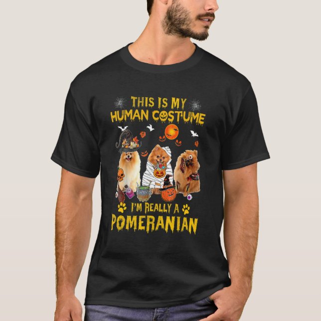 Camiseta Este es mi disfraz humano, soy realmente un H pome (Anverso)