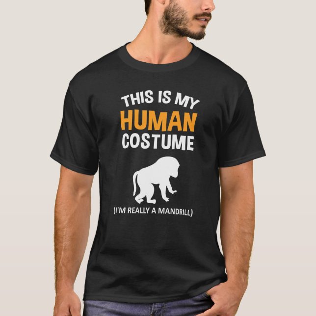 Camiseta Este Es Mi Disfraz Humano. Soy Realmente Un Hal De (Anverso)