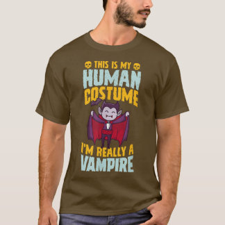 Camiseta Este Es Mi Disfraz Humano. Soy Realmente Un Hallo 