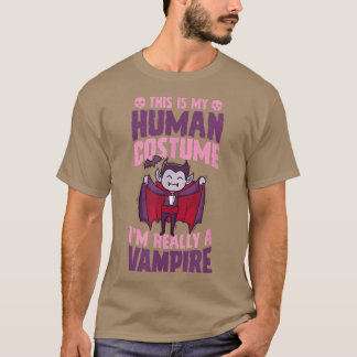 Camiseta Este Es Mi Disfraz Humano. Soy Realmente Un Hallo 