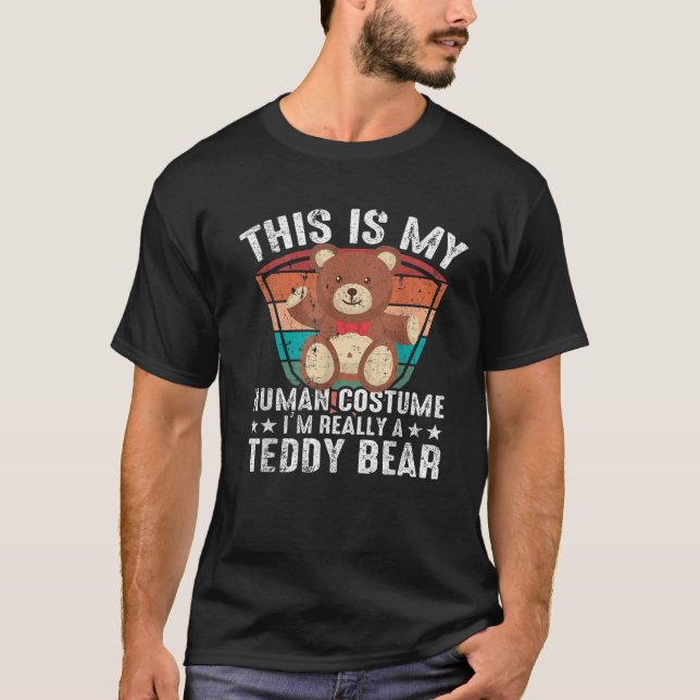 Camiseta Este es mi disfraz humano. Soy realmente un oso de (Anverso)